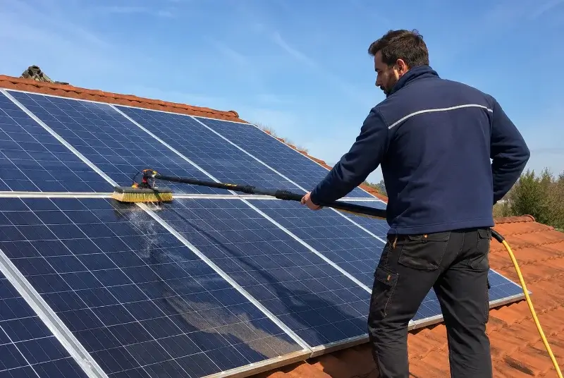 Nettoyage et entretien de panneaux solaires à Saint-Bonnet-le-Troncy
